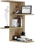 VCM Eckregal &raquo;Balos&laquo;, BxHxL: 45 x 77 x 45 cm, Holzwerkstoff - braun