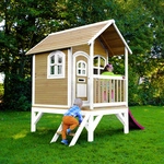 AXI Spielturm &raquo;Tom&laquo;, BxHxT: 287 x 231 x 191 cm, Holz, braun/wei&szlig;/lila