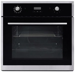 PKM Einbau-Backofen, 56 l, Glas/Edelstahl, schwarz