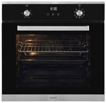 Exquisit Einbau-Backofen &raquo;EBE76-9-H-020&laquo;, 76 l, metall, silberfarben