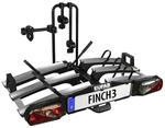 EUFAB Fahrradtr&auml;ger &raquo;FINCH&laquo;, f&uuml;r 3 Fahrr&auml;der, Befestigung: Anh&auml;ngerkupplung