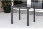 MERXX Ausziehtisch &raquo;Semi&laquo;, BxHxT: 70 x 75,5 x 80 cm, Tischplatte: Sicherheitsglas -