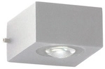 Fischer & Honsel Wandleuchte &raquo;Helsinki&laquo;, Metall, 2 W - silberfarben