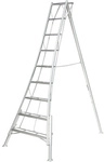 niwaki Leiter, H&ouml;he: 270 cm, Silber - silberfarben