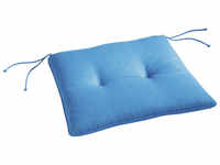 BEST Stuhlauflage »Stuhlauflage«, blau, Uni, BxL: 46 x 45 cm