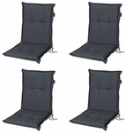 MADISON Auflage &raquo;Panama&laquo;, LxBxH: 105x50x8 cm, rechteckig, Baumwolle - grau