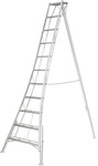 niwaki Leiter, H&ouml;he: 330 cm, Silber - silberfarben