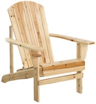 Outsunny Gartenstuhl, BxH: 97 x 93 cm, Tannenholz - beige