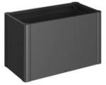 BIOHORT Pflanzbeet &raquo;Belvedere MIDI&laquo;, dunkelgrau-metallic, Metall