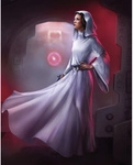 KOMAR Vliestapete &raquo;Star Wars Classic Leia&laquo;, bunt, glatt