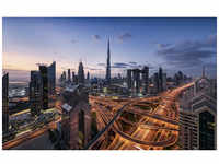 KOMAR Vliestapete »Lights of Dubai «, Breite 450 cm, seidenmatt - bunt