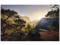 KOMAR Vliestapete »Yosemites Secret«, Breite 450 cm, seidenmatt - bunt