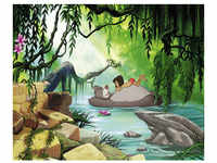 KOMAR Papiertapete »Swimming with Baloo«, Breite: 368 cm, inkl. Kleister - bunt