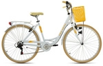 Dacapo Cityrad &raquo;Cantaloupe&laquo;, 6 G&auml;nge, Reifengr&ouml;&szlig;e: 28", wei&szlig; - weiss