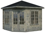PALMAKO Pavillon &raquo;Melanie&laquo;, quadratisch mit Ausschnitt, BxHxT: 330 x 325 x 330 cm -