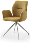 SalesFever Armstuhl, mit 180&deg; Drehfunktion, BxH: 60 x 89 cm, Strukturstoff/Edelstahl