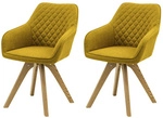 SalesFever Stuhl, H&ouml;he: 88 cm, gelb, 2 stk