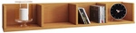 VCM Wandregal &raquo;Honsa&laquo;, BxHxL: 17 x 17 x 97 cm, Holzwerkstoff - braun