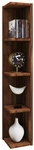 VCM Regal &raquo;Honsa&laquo;, BxHxL: 17 x 97 x 15 cm, Holzwerkstoff - braun