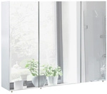 SCHILDMEYER Spiegelschrank &raquo;Basic&laquo;, BxHxT: 100 x x 16 cm, 3-t&uuml;rig, wei&szlig; -...