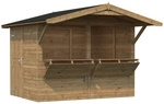 PALMAKO Verkaufsstand &raquo;Stella&laquo;, Holz, BxHxT: 311 x 229 x 190 cm (Au&szlig;enma&szlig;e inkl.