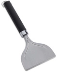 WEBER Schaber, f&uuml;r Grillplatten, Edelstahl/Kunststoff, schwarz/silberfarben