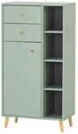 SCHILDMEYER Highboard &raquo;Bjarne&laquo;, BxHxL: 33 x 113,4 x 60,2 cm, pistaziengr&uuml;n,