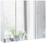 SCHILDMEYER Spiegelschrank &raquo;Basic&laquo;, BxHxT: 90 x x 16 cm, 3-t&uuml;rig, wei&szlig; -...