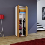 VCM Schrank &raquo;Vandol II&laquo;, BxHxL: 39 x 178 x 70 cm, Holzwerkstoff - weiss