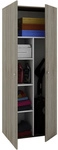 VCM Schrank &raquo;Vandol II&laquo;, BxHxL: 39 x 178 x 70 cm, Holzwerkstoff - braun