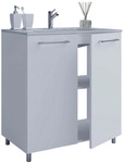 VCM Waschtisch-Set, Breite Waschtisch: 80 cm - weiss