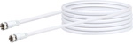 SCHWAIGER Verbindungskabel, SAT7,5 m 90dB weiss