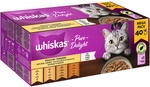 WHISKAS Katzen-Nassfutter &raquo;Pure Delight&laquo;, 40 x 85 g, Gefl&uuml;gel Ragout in...