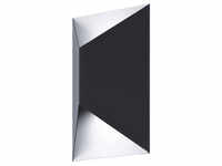 EGLO Wand-/Deckenleuchte »PREDAZZO«, verzinkter Stahl, 3000K - schwarz | weiss
