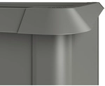 BIOHORT Schneckenschutz, HxL: 4 x 101cm - grau