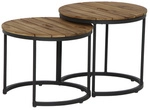SIENA GARDEN Beistelltisch &raquo;Baros&laquo;, BxHxL: 50 x 40 x 50 cm, Tischplatte: Teakholz -