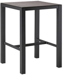 BEST Bartisch &raquo;Rhodos&laquo;, BxHxT: 80 x 109 x 80 cm, Tischplatte: HPL-Platte - grau