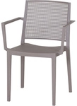 SIENA GARDEN Stapelsessel &raquo;SQUARE&laquo;, taupe - beige