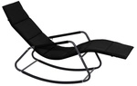 SIENA GARDEN Schwingliege &raquo;Aliano&laquo;, LxBxH: 143 x 57 x 84 cm, Stahl - schwarz