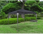 GARDEN PLEASURE Pavillon &raquo;GANGES&laquo;, quadratisch, BxT: 295 x 295 cm - grau