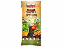 SUBSTRAL NATUREN® Pflanzerde, 40 Liter, geeignet für Tomanten und Gemüse,...