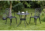 MERXX Gartenm&ouml;belset &raquo;Rhodos&laquo;, Metall, 3-teilig - grau