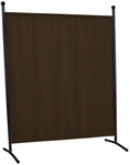 ANGERER FREIZEITM&Ouml;BEL Sichtschutz, Stahl/Polyacryl, HxL: 178 x 178 cm - braun
