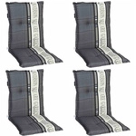 MADISON Auflage &raquo;Madison&laquo;, LxBxH: 105x50x8 cm, rechteckig, Baumwolle - grau