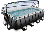 EXIT Toys Pool &raquo;Black Leather Pools&laquo;, Breite: 250 cm, 7020 l, schwarz