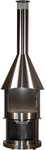 BUSCHBECK Grillkamin &raquo;Melbourne&laquo;, BxHxT: 65 x 230 x 65 cm - silberfarben