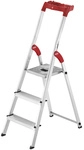 HAILO Sicherheitsleiter &raquo;L61 StandardLine&laquo;, 3 Stufen, Aluminium - silberfarben