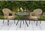 MERXX Gartenm&ouml;bel &raquo;Ravenna&laquo;, Kunststoff, 3-teilig - beige