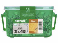 SPAX Dielenschraube, T10, Stahl, 450 Stück, 3.5 x 45 mm - goldfarben