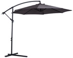 Outsunny Sonnenschirm, H&ouml;he: 250 cm, grau